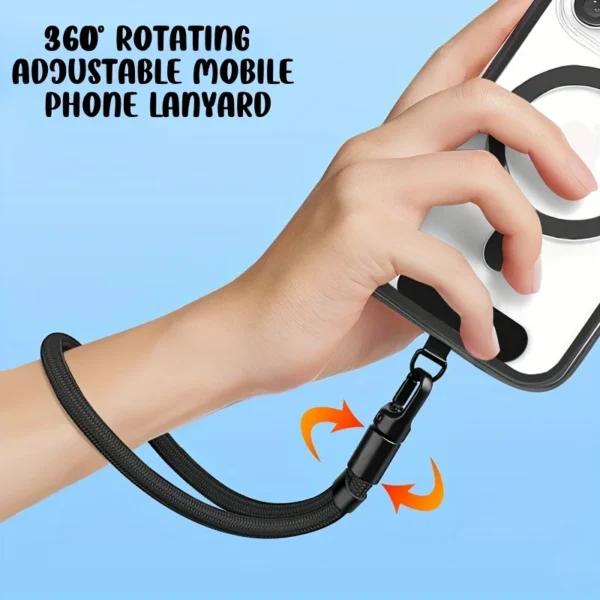 Anti-theft/ Non-Drop Twisty Strap - Adjustable Phone Strap Clip Holder for All Phones Cases
