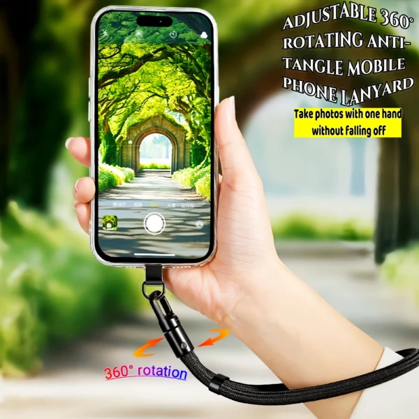 Anti-theft/ Non-Drop Twisty Strap - Adjustable Phone Strap Clip Holder for All Phones Cases