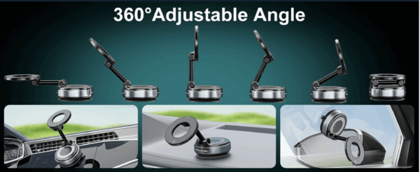 Screenshot 2025-10-23 at 15.37.04 Car Phone Holder 360 Rotation Foldable Super Strong Magnet --Easy fit on