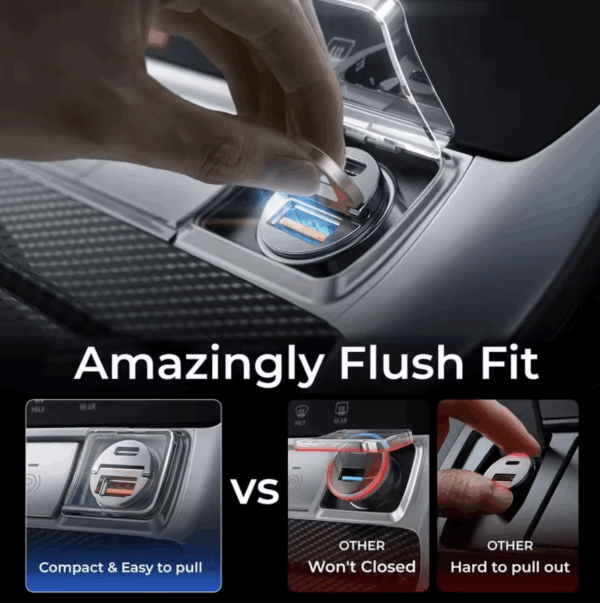 car plug/adapter/socket 200W fast charging for Type C and Type A