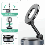 Super Strong Magnet Car Phone--- Holder 360 Rotation Foldable --Easy fit on