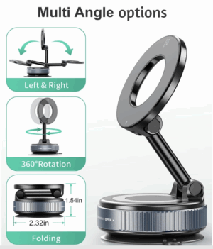 Screenshot 2025-10-23 at 22.48.28 Car Phone Holder 360 Rotation Foldable Super Strong Magnet --Easy fit on